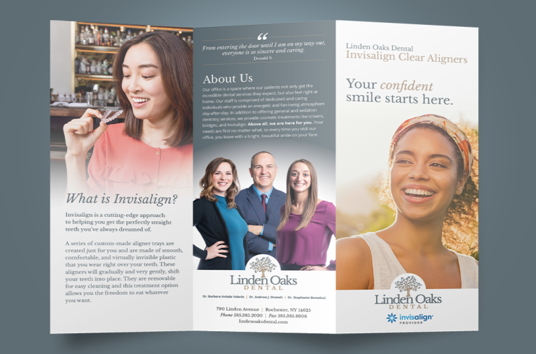Linden Oaks Dental Invisalign Brochure