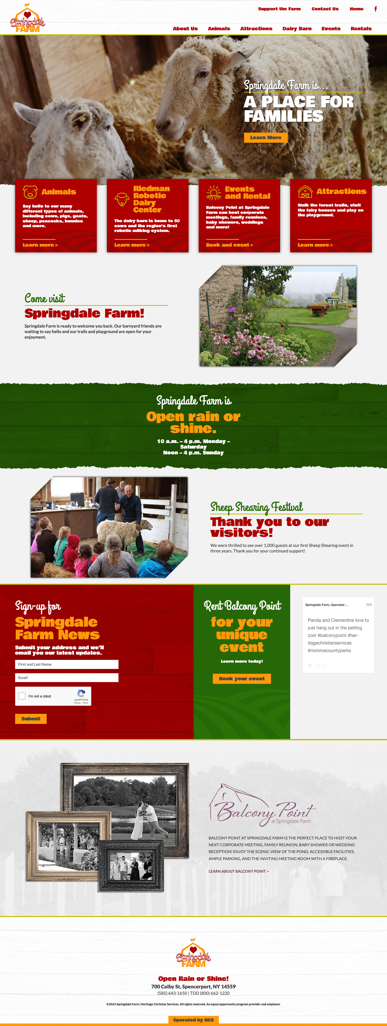 Springdale Homepage